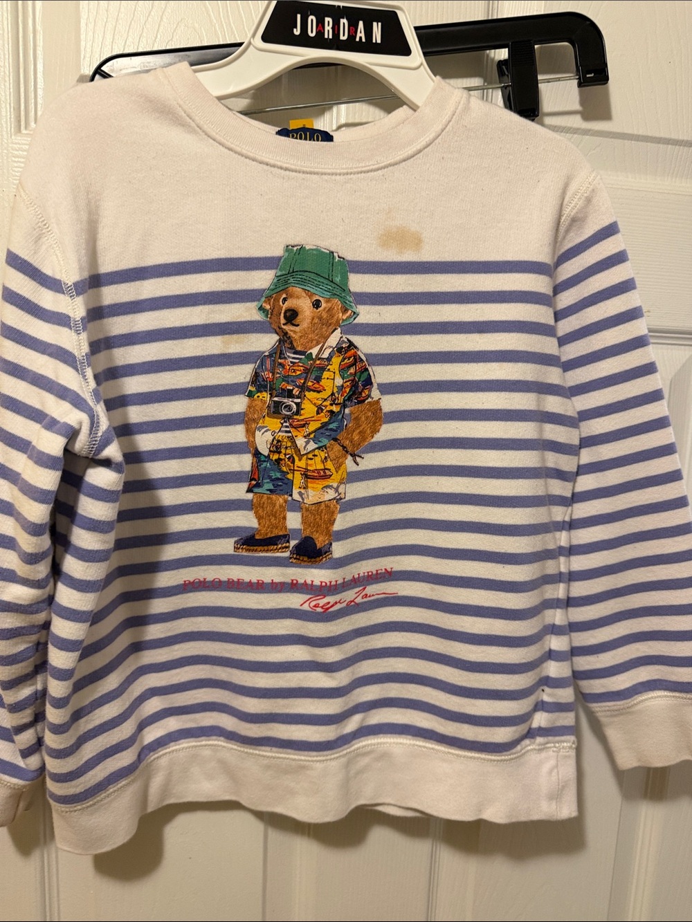 RL Polo sweater w/ stain